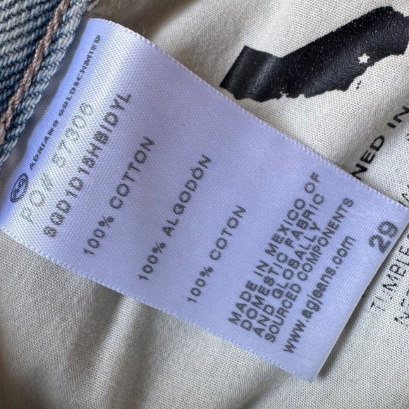 ✨NWT✨ AG Adriano Goldschmied Remy Low Rise Boxy Straight Jeans in Idyllic Sz 29 - Picture 11 of 11